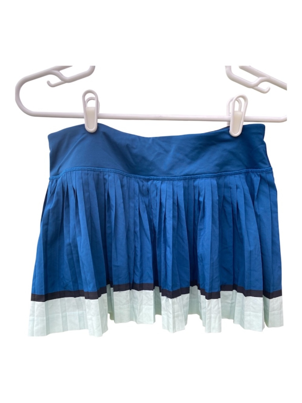 Lululemon Varsity High-Rise Pleated Tennis Skirt Size 6 Blue White